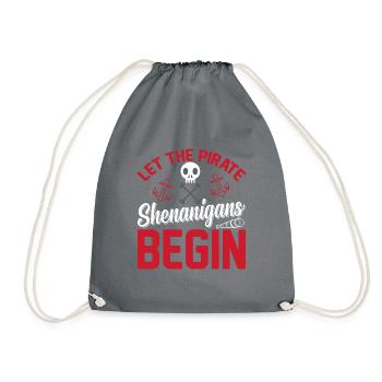 Piraten - Spielereien Crossbones Freebooter - Drawstring Bag - grey - Front