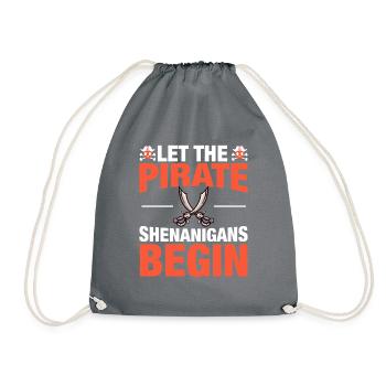Piraten - Spielereien Crossbones Freebooter - Drawstring Bag - grey - Front