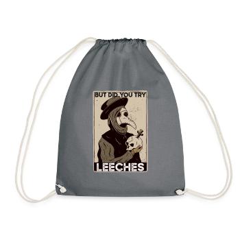 Plague Doctor Medieval Doctor Doctor Doctor - Drawstring Bag - grey - Front