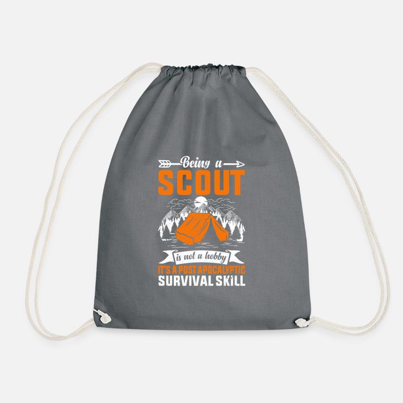 Ein Scout Zu Sein Ist Kein Hobby -Scout -Geschenk - Turnbeutel - Grau