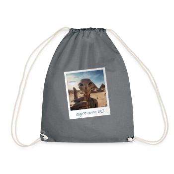 Sarcasme de conspiration pyramidale extraterrestre - Sac de sport léger - gris - Devant
