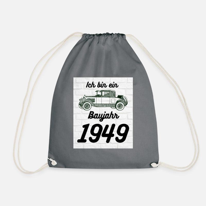 Oldtimer 1949 - Turnbeutel - Grau