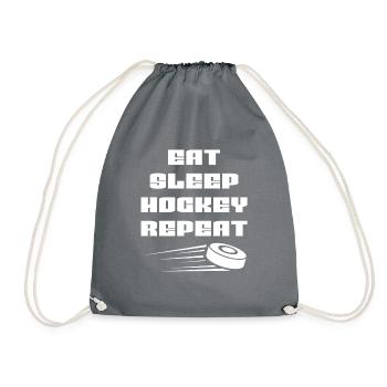 Joueur de hockey sur glace Fan de hockey Équipe de hockey sur glace Hockey sur glace - Sac de sport léger - gris - Devant