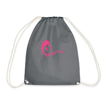 I've got the best mom in the world groovy - Drawstring Bag - grey - Front