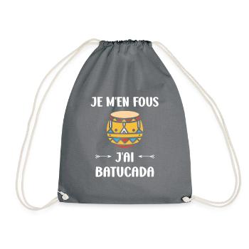 Humour tambour batucada - Sac de sport léger - gris - Devant
