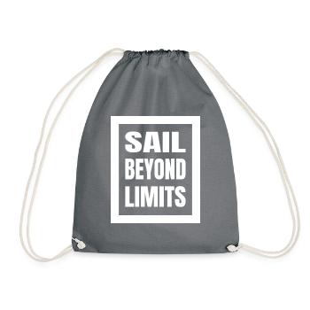 Adventure Community Extreme Sports Funny Sayings - Drawstring Bag - grey - Front