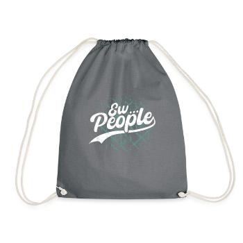 Express your individuality Ew. People - Drawstring Bag - grey - Front