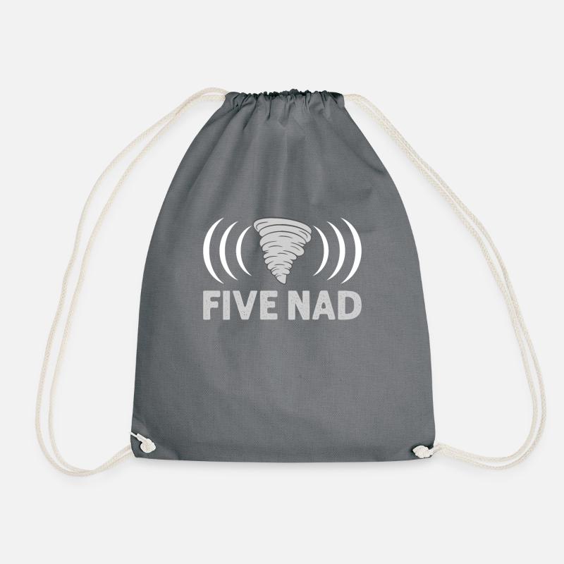 Kids Five-nado Warning 5. Birthday Tornado Themed - Turnbeutel - Grau