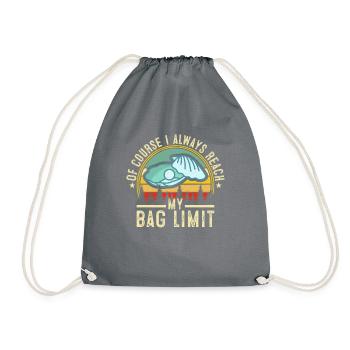 Shell Digger Enthusiast Design For - Drawstring Bag - grey - Front