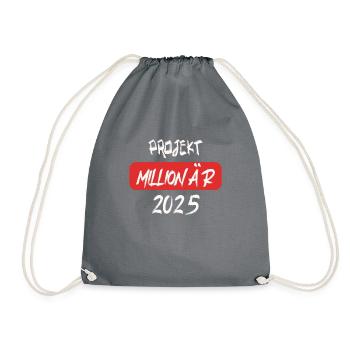 Vos rêves Projet Millionaire 2025 Design - Sac de sport léger - gris - Devant