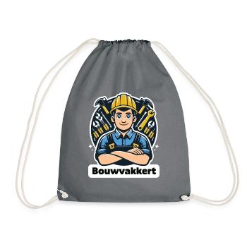Ouvrier du bâtiment - Sac de sport léger - gris - Devant