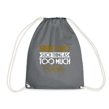 Design « Ne touchez pas à mon Sofrito ou à ma fille » - Sac de sport léger - gris - Devant