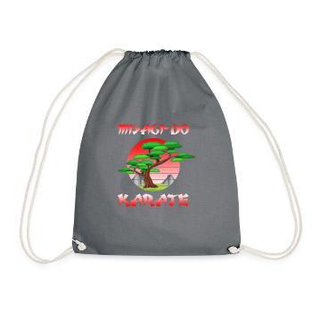 Myagi-do Karate - Turnbeutel - Grau - Vorne