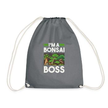 I'm a bonsai chef - Drawstring Bag - grey - Front