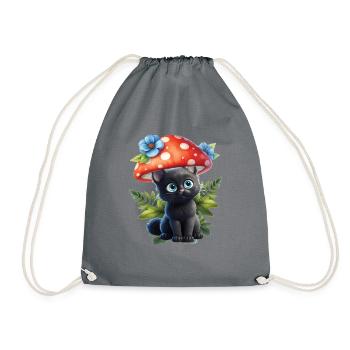 Sites de chasse aux champignons N’oubliez jamais vos morilles - Sac de sport léger - gris - Devant