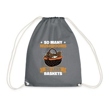 Cueillette de champignons - Sac de sport léger - gris - Devant