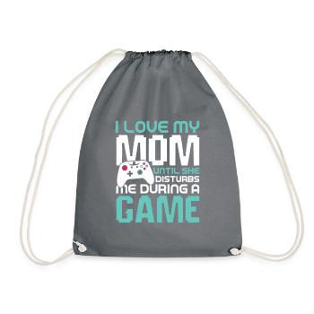 Play Controller Gaming has kept me busy during my - Drawstring Bag - grey - Front