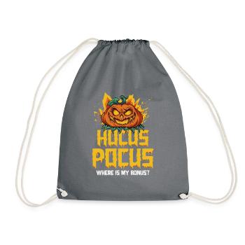 Citrouille hocus-pocus d’Halloween - Sac de sport léger - gris - Devant