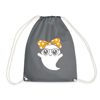 Halloween: Your Friendly Local Boo-crew - Drawstring Bag - grey - Front