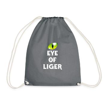 Eye Of The Liger - Lustiger Lion Tiger Hybrid Kreuzung - Turnbeutel - Grau - Vorne