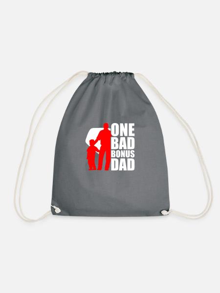 One Bad Bonus Dad - Turnbeutel - Grau