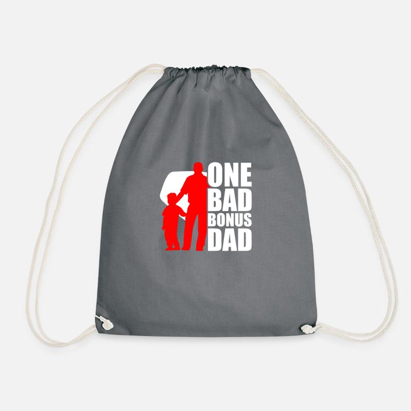 One Bad Bonus Dad - Turnbeutel - Grau