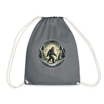 Believe Bigfoot for Monster Lovers - Drawstring Bag - grey - Front