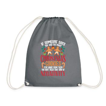 If someone says they have too many - Drawstring Bag - grey - Front