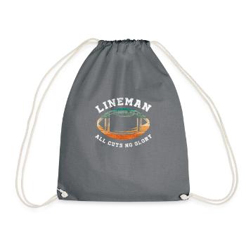 Le joueur de ligne ne coupe aucune gloire - Sac de sport léger - gris - Devant