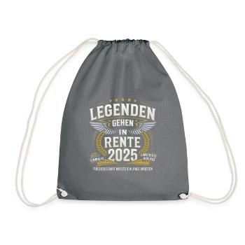 Les légendes prendront leur retraite en 2025 - Sac de sport léger - gris - Devant