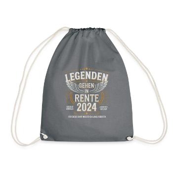 Legends to retire in 2024 - Drawstring Bag - grey - Front