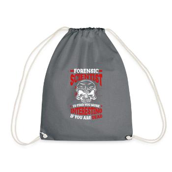 médecin légiste Je vous trouverais plus intéressant, - Sac de sport léger - gris - Devant