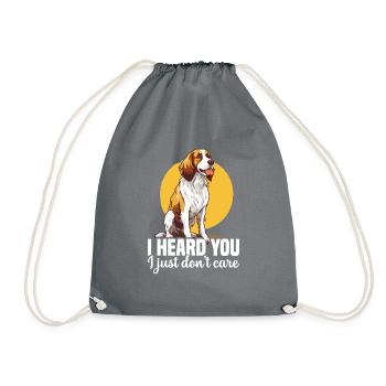 Chien, je t’ai entendu, c’est facile pour moi - Sac de sport léger - gris - Devant