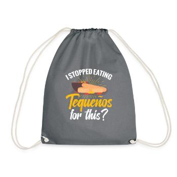 J’ai arrêté de manger des tequeños à cause de ça ? - Sac de sport léger - gris - Devant