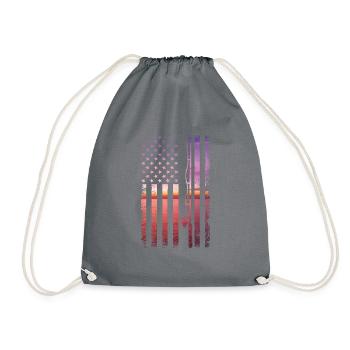 Fishing It's all fun and games until you - Drawstring Bag - grey - Front