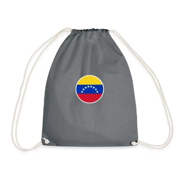 Venezuela Venezolanische Flagge Venezolaner - Turnbeutel - Grau - Vorne