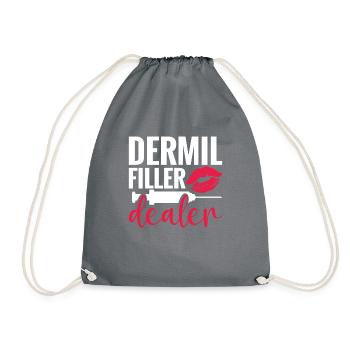 Cosmetic Nurse Dermil Filler Dealer - Turnbeutel - Grau - Vorne