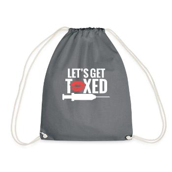 Cosmetic Nurse Let’s Get Toxed - Turnbeutel - Grau - Vorne
