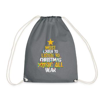 Elfes de Noël - Sac de sport léger - gris - Devant