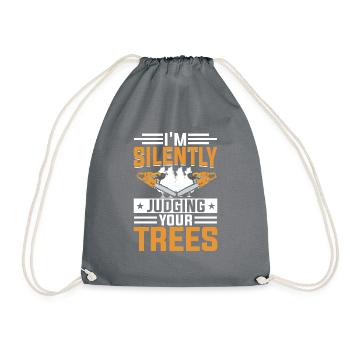 Électricien, Electronicien, Maître électricien - Sac de sport léger - gris - Devant