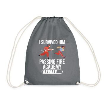 Je lui ai survécu comme il l’a fait à l’Académie des pompiers - Sac de sport léger - gris - Devant