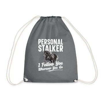 Personal stalker Je vous suis partout où vous allez - Sac de sport léger - gris - Devant