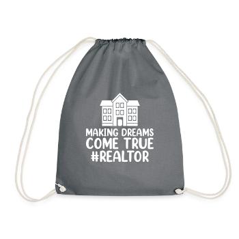 Agents immobiliers Agents immobiliers - Sac de sport léger - gris - Devant