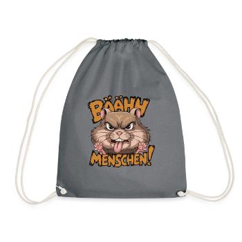 Bääh Menschen Lustiger Hamster - Sac de sport léger - gris - Devant