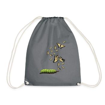 Les machaons tigrés, hmmm, ils ont changé - Sac de sport léger - gris - Devant