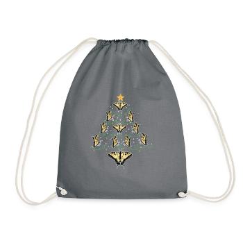 Tiger swallowtails are a girl's best - Drawstring Bag - grey - Front