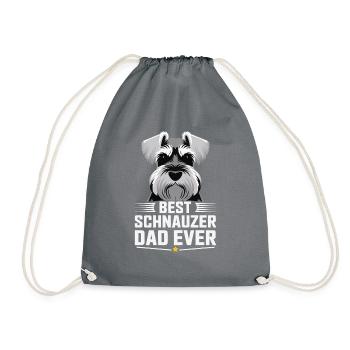 Schnauzer Propriétaire de chien Schnauzer géant - Sac de sport léger - gris - Devant