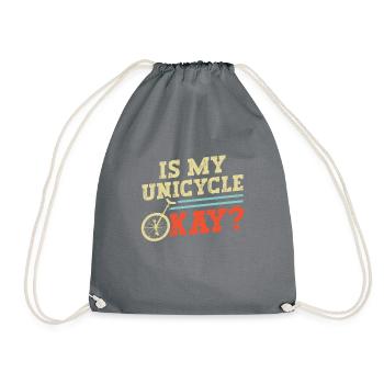 Mon monocycle est-il en bon état ? - Sac de sport léger - gris - Devant