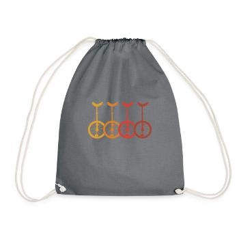 Ce gars adore les monocycles - Sac de sport léger - gris - Devant