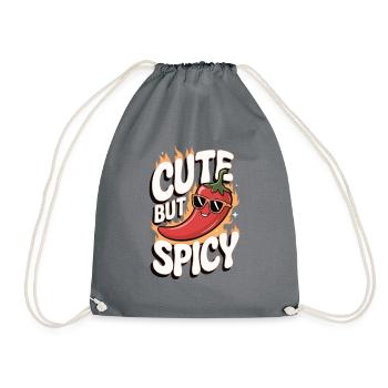 Sweet but spicy - Drawstring Bag - grey - Front
